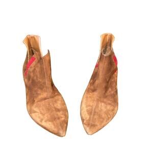 Viajiyu leather booties size 38.5